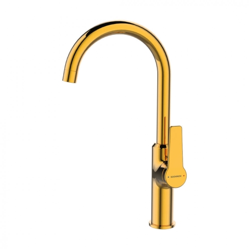 LAVEO ALANIS álló mosogató csaptelep, arany BQI_G68D