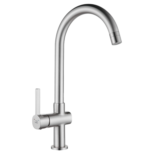 LAVEO ALITA mosogató csaptelep, szálcsiszolt inox BVA_368D