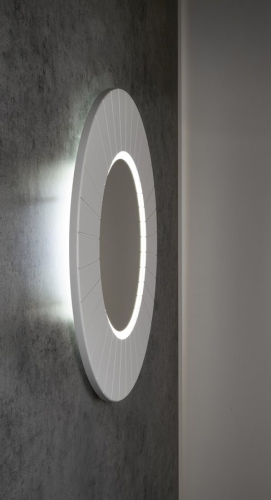Sapho LUMIRO STRIP 90 cm tükör LED világítással, matt fehér LR950-3131S