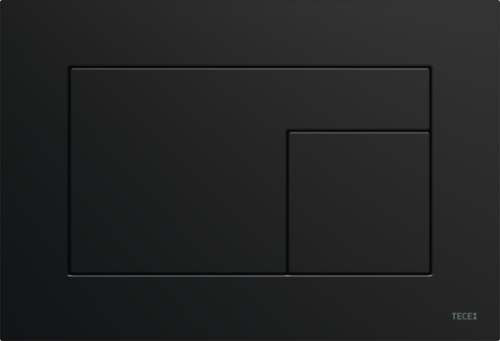 Tece Velvet ujjlenyomat mentes WC működtetőlap, fekete 9240732