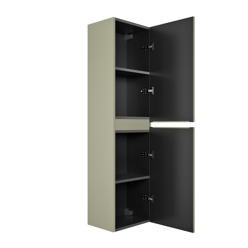 Wellis Varna 40 cm magas kiegészítőszekrény, bambusz zöld WB00569