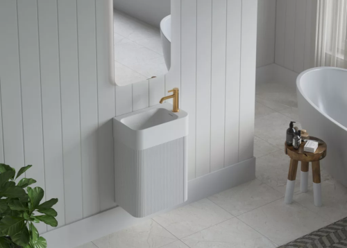 AREZZO design SORELLA 45 cm-es alsószekrény 1 ajtó, matt fehér AR-813028MW