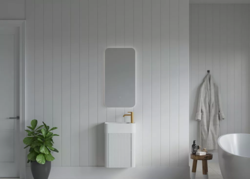 AREZZO design SORELLA 45 cm-es alsószekrény 1 ajtó, matt fehér AR-813028MW