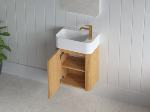 AREZZO design SORELLA 45 cm-es alsószekrény 1 ajtó, tölgy AR-813028LO