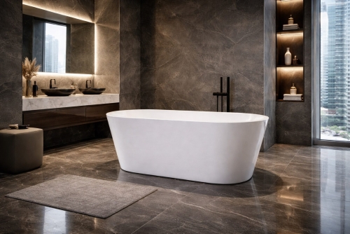 Inspiro Design Ravello 170x75 cm szabadon álló kád, fehér RA170x75