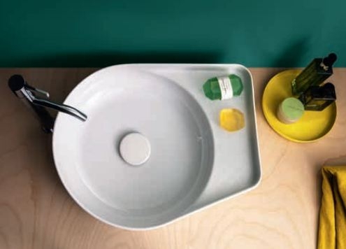 Laufen Val SaphirKeramik mosdótál 50x40 cm, csaplyuk nélkül, fehér H8122810001091