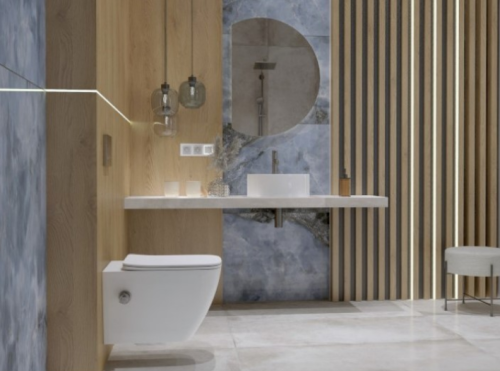 Lavita PARANA fali wc termosztatikus bidé funkcióval Soft Close ülőkével, 5900378321583