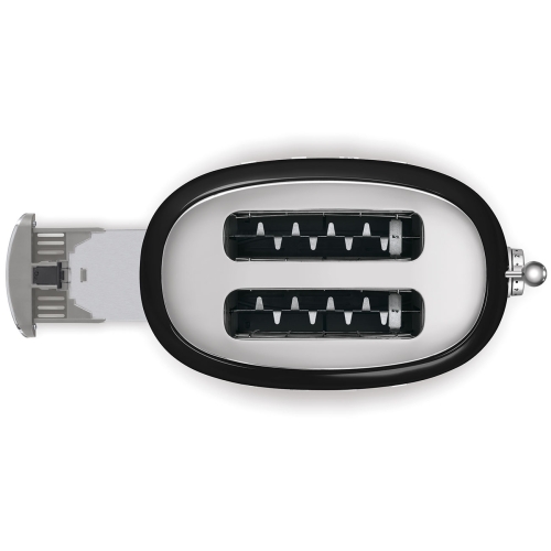 SMEG retro vízforraló és kenyérpirító szett, fekete TSF01BLEU/KLF03BLEU