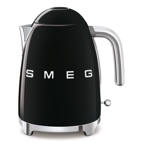 SMEG retro vízforraló és kenyérpirító szett, fekete TSF01BLEU/KLF03BLEU