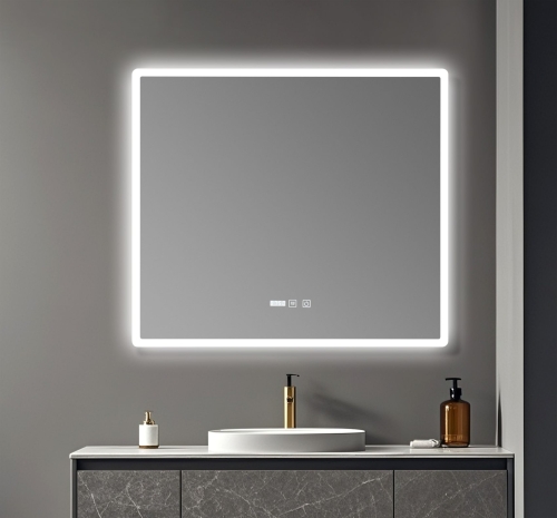 Inspiro Design Biscano Smart 80x70 cm fürdőszobai tükör LED keretvilágítással TBI-80x70