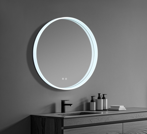 Inspiro Design Luce Smart 70 cm fürdőszobai tükör LED-világítással TLU-70x70 (KT-02282)