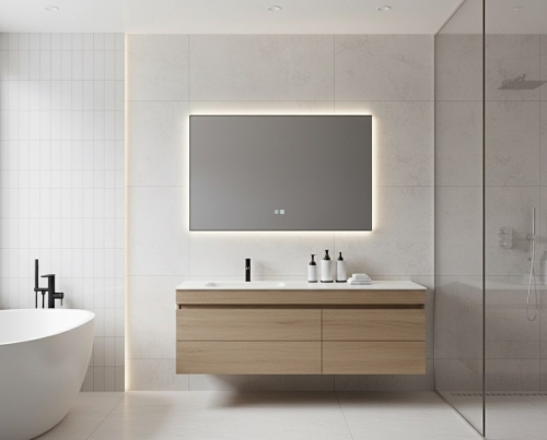 Inspiro Design Vetro Smart 100x70 cm fürdőszobai tükör  LED világítással TVE-100x70