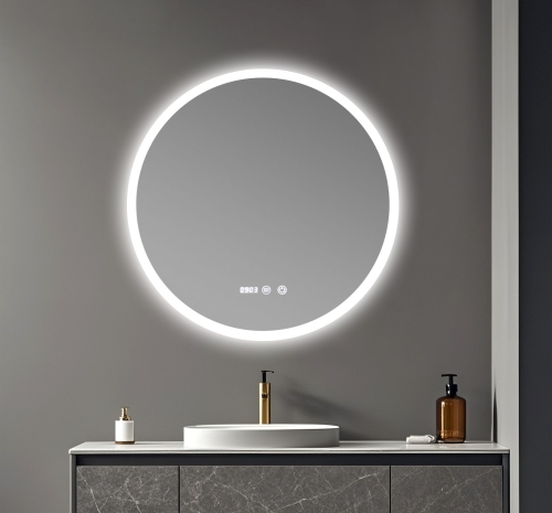 Inspiro Design Zonetto Smart 70 cm fürdőszobai tükör LED világítással TKZO-70x70 (KT-02288)