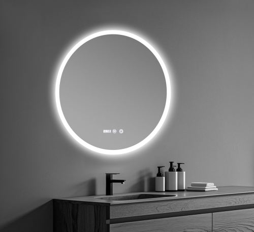 Inspiro Design Zonetto Smart 80 cm fürdőszobai tükör LED világítással TKZO-80x80(KT-02289)