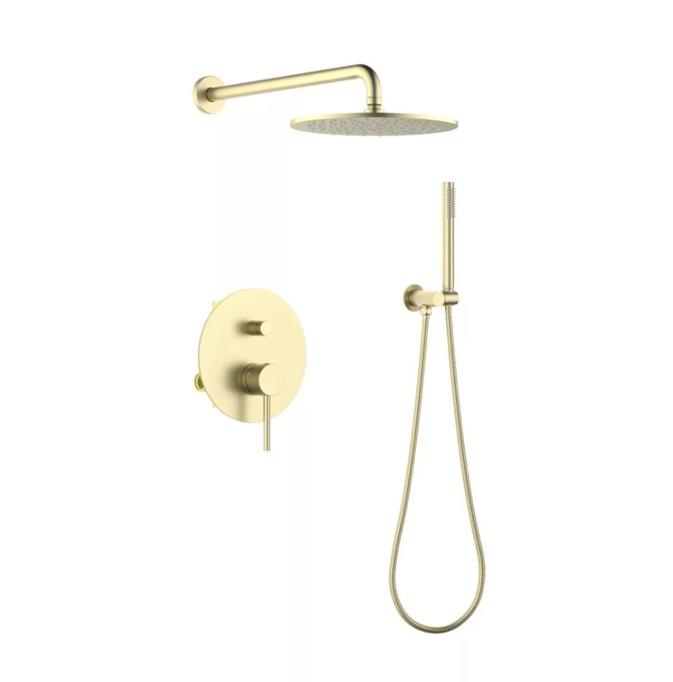AREZZO design ASTRO falsík alatti zuhanycsaptelep, szálcsiszolt arany AR-912203BG