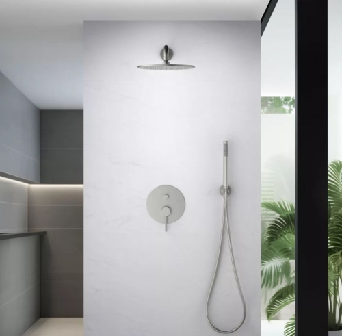AREZZO design ASTRO falsík alatti zuhanycsaptelep, szálcsiszolt nikkel AR-912203BN