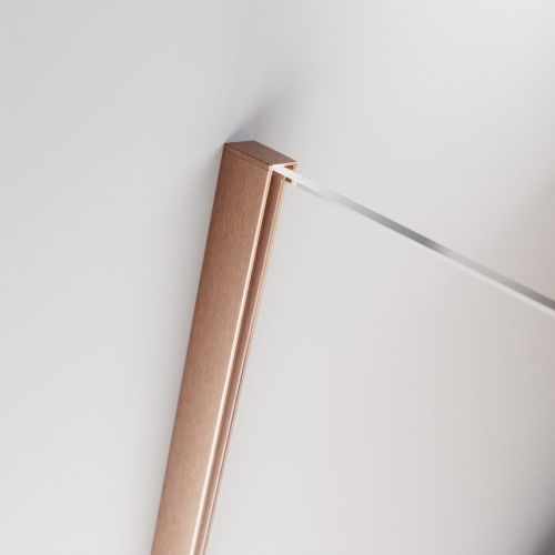 Radaway Furo SL Brushed Copper 120 cm jobbos Walk-in zuhanyfal, szálcsiszolt réz 10306638-93-01R, 10110594-01-01