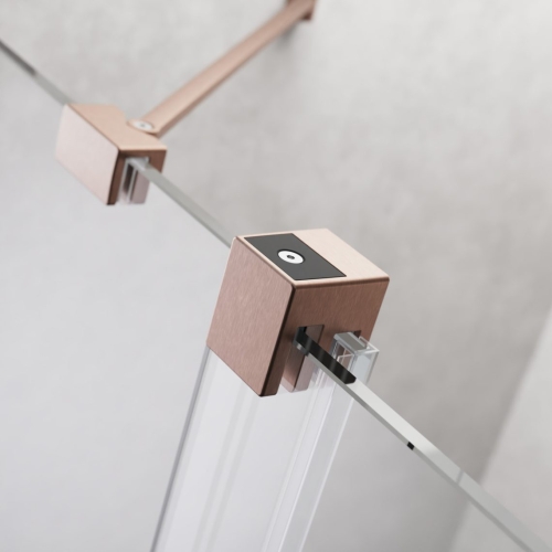 Radaway Furo SL Brushed Copper 120 cm jobbos Walk-in zuhanyfal, szálcsiszolt réz 10306638-93-01R, 10110594-01-01