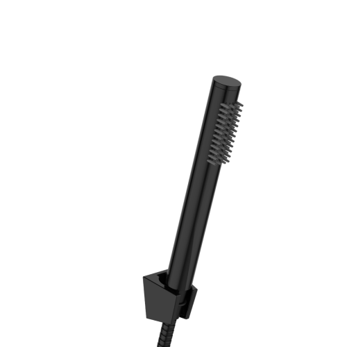 Invena ALONIA zuhanycsaptelep zuhanyszettel, fényes fekete BN-70-004-V