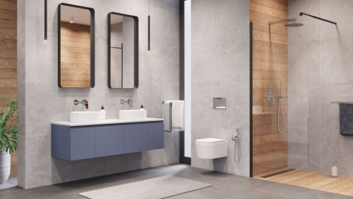 Invena ALONIA falsík alatti zuhanyszett, króm BS-70-001-V