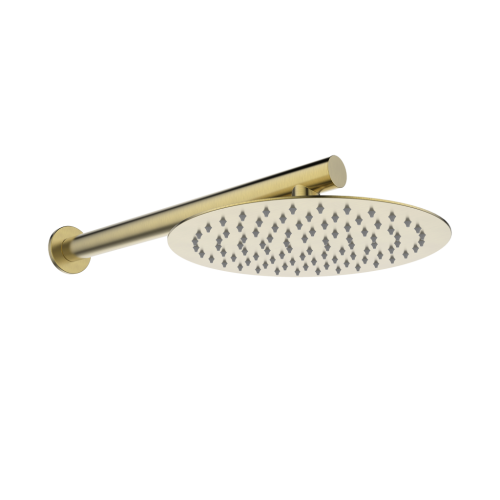 Invena ALONIA falsík alatti zuhanyszett, szálcsiszolt arany BS-70-009-V
