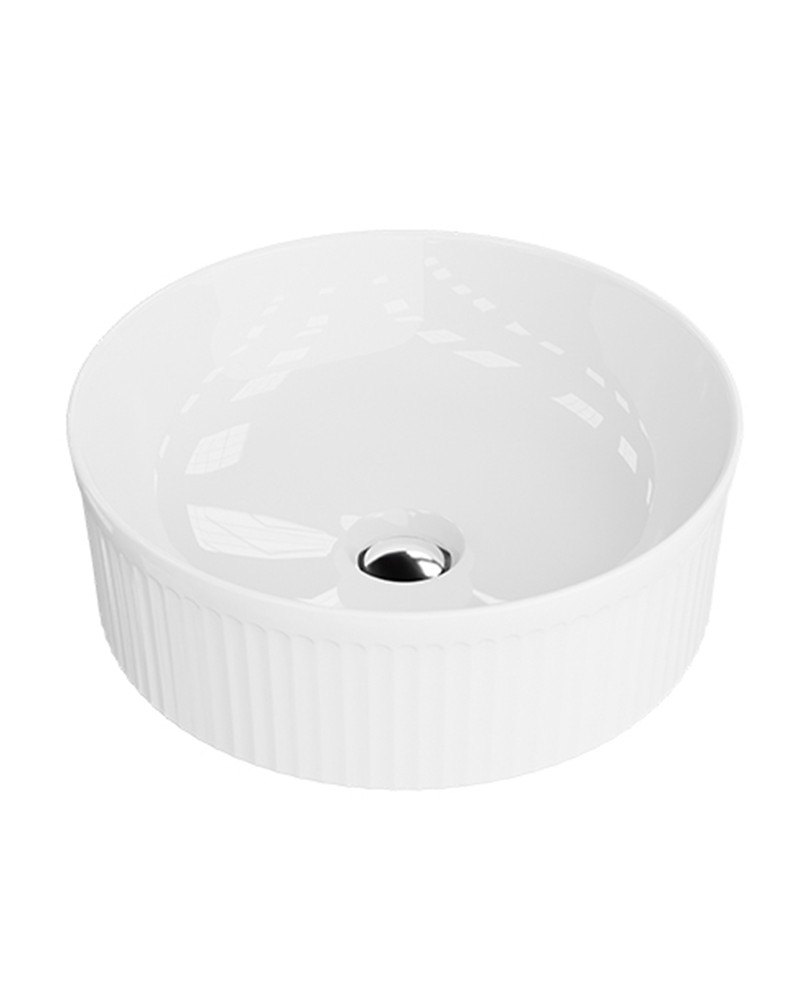 Lavita Isla pultra ültethető mosdó 36 cm, fehér 5900378358251