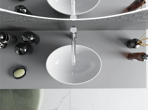 Mexen Elza pultra ültethető mosdó 40x33 cm, fehér 21014000