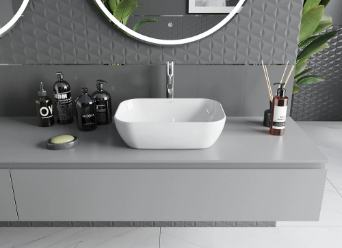Mexen Rita pultra ültethető mosdó 45x32 cm, fehér 21084500