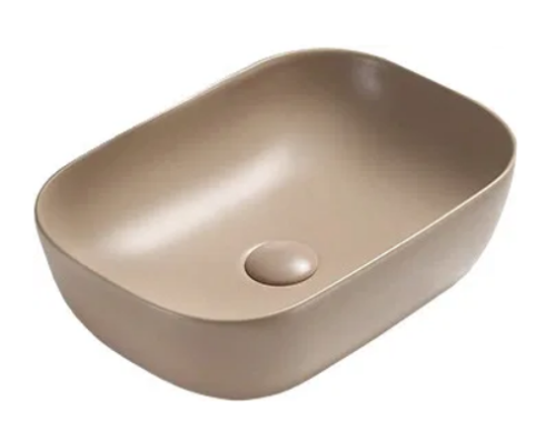 Mexen Rita pultra ültethető mosdó 45x32 cm matt cappuccino 21084564