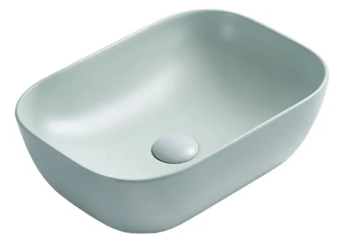 Mexen Rita pultra ültethető mosdó 45x32 cm, matt menta 21084546