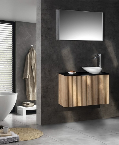 Sapho KEA 32x22 cm pultra ültethető öntöttmárvány mosdó, fehér KE320