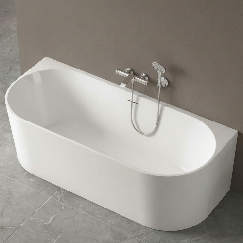 Wellis Calabria Slim 170x75 cm szabadon álló akril kád, fehér WK00221