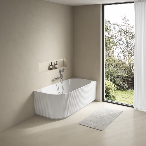 Wellis Calabria Slim Linear 170x80 cm szabadon álló akril kád, fehér WK00224