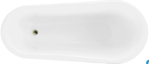 Mexen Retro szabadon álló kád 150x73 cm, fehér, arany lábbal 53251507300-50