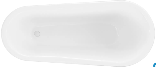 Mexen Retro szabadon álló kád 150x73 cm, fehér, fehér lábbal 53251507300-20