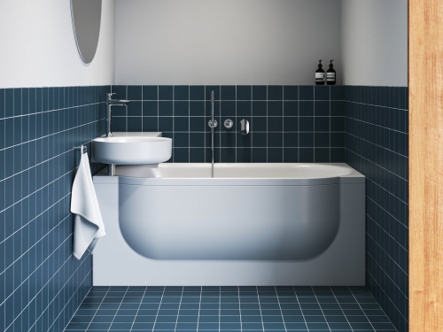 Ravak ARC 150x75 cm balos egyenes kád, fehér CE61000000