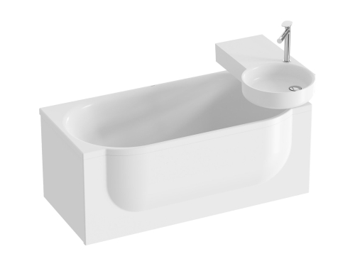 Ravak ARC 83/43 balos fali mosdó, fehér XJXL1283000