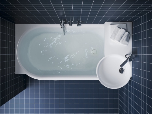 Ravak ARC 83/43 balos fali mosdó, fehér XJXL1283000