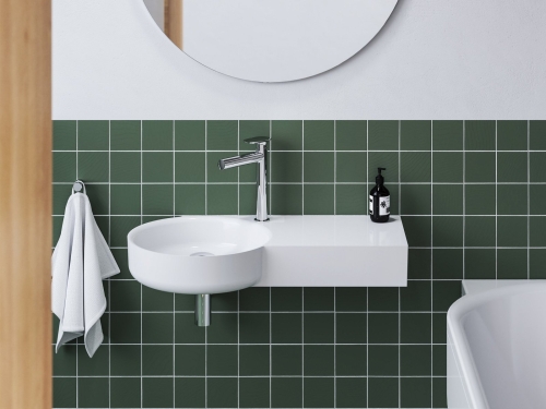 Ravak ARC 83/43 jobbos fali mosdó, fehér XJXP1283000