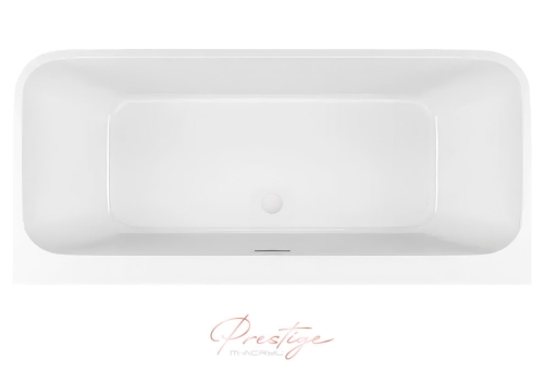 M-Acryl Iris W 170x75 cm szabadon álló akril kád, fehér 12636