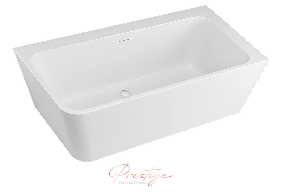 M-Acryl Iris C 160x73 cm jobbos szabadon álló akril kád, fehér 12634