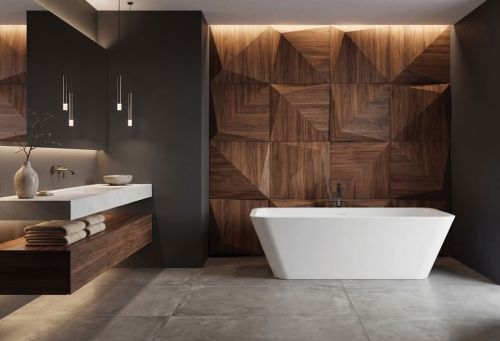 M-Acryl Iris O 160x73 cm szabadon álló akril kád, fehér 12632