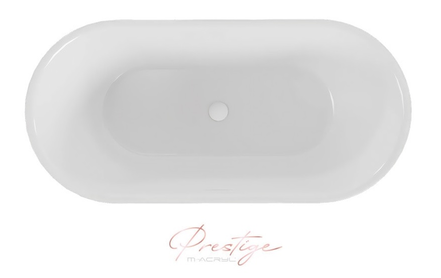 M-Acryl Victory 170x76 cm szabadon álló akril kád, fehér 12639