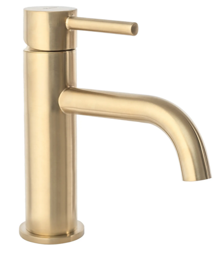 Rea Lungo Gold Brush mosdó csaptelep, szálcsiszolt arany  REA-B4527