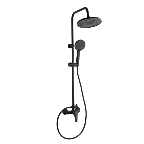 Invena KALYMNOS zuhanyrendszer, matt fekete AU-28-004-V