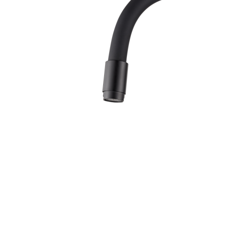 Invena LIGARIA ECO mosogató csaptelep flexibilis kifolyóval, matt fekete BZ-39-004-L