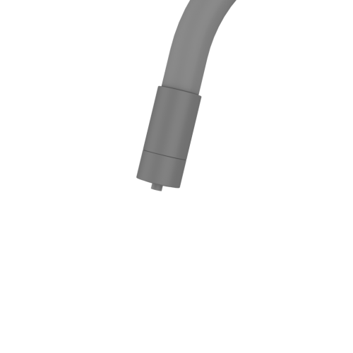 Invena GLAMOUR vízszűrős mosogató csaptelep flexibilis kifolyóval, matt szürke BZ-02-F05-V
