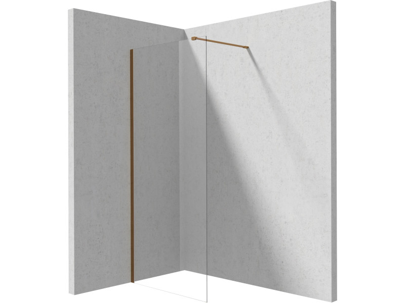 Deante Prizma walk-in zuhanyfal 100 cm, szálcsiszolt bronz KTJ_C30P