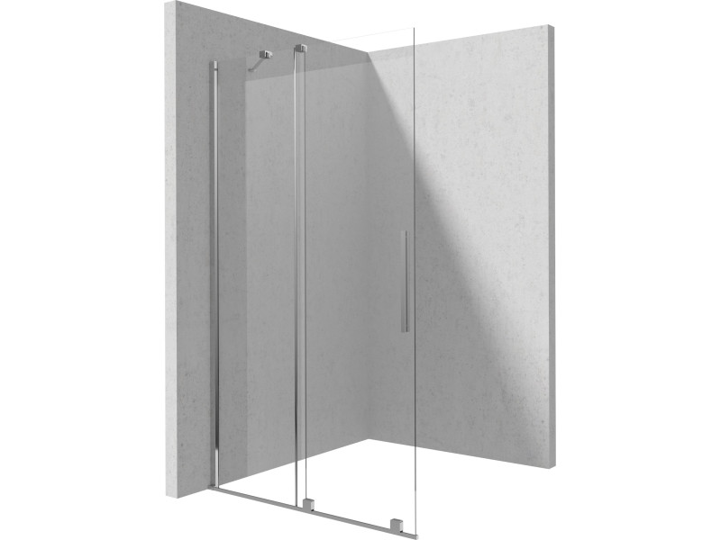 Deante Prizma elcsúsztatható walk-in zuhanyfal 80x195 cm, króm KTJ_038R