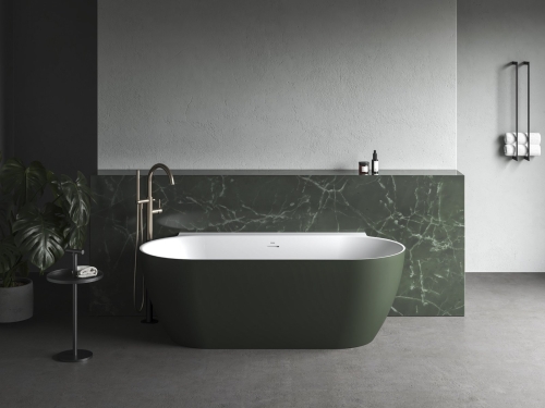Ravak Freedom Wall II Tec 170x87 cm szabadon álló kád, Grey Green CC71200000